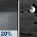 Tonight: A chance of sprinkles with a slight chance of showers before midnight, then a chance of sprinkles between midnight and 3am.  Mostly cloudy, with a low around 40. North northwest wind around 7 mph.  Chance of precipitation is 20%.