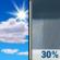 Today: A chance of rain and thunderstorms before 4pm, then a chance of showers and thunderstorms, mainly between 4pm and 5pm.  Areas of frost before 8am.  Otherwise, partly sunny, with a high near 56. Calm wind becoming north northwest 5 to 8 mph in the morning.  Chance of precipitation is 30%.