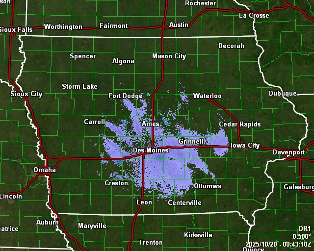 GRLevel3 radar from NWS station KDMX