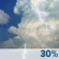 Sunday: A 30 percent chance of showers and thunderstorms, mainly before 1pm. Partly sunny, with a high near 92. South southwest wind around 14 mph, with gusts as high as 25 mph. New rainfall amounts of less than a tenth of an inch, except higher amounts possible in thunderstorms. Sunday: A 30 percent chance of showers and thunderstorms, mainly before 1pm. Partly sunny, with a high near 92. South southwest wind around 14 mph, with gusts as high as 25 mph. New rainfall amounts of less than a tenth of an inch, except higher amounts possible in thunderstorms.